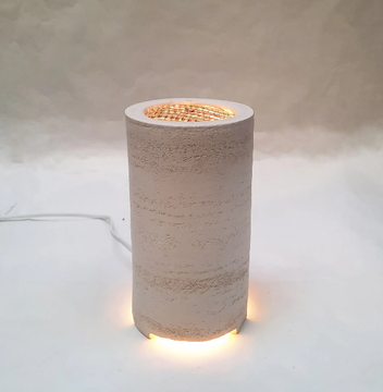 RAFIA 02 - LED handmade porcelain stoneware table lamp by ICI ET LÀ - view 3